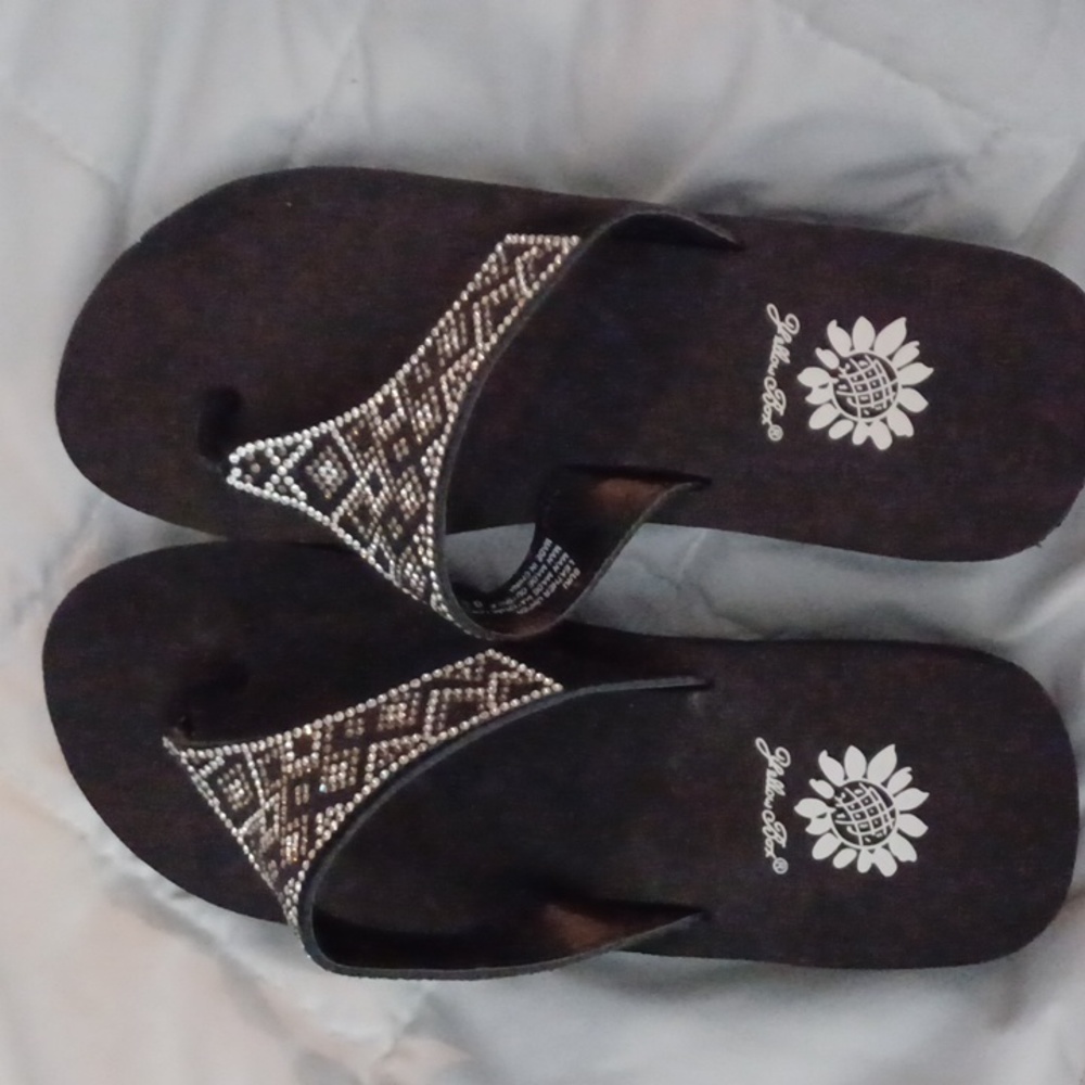 Yellow Box sandals